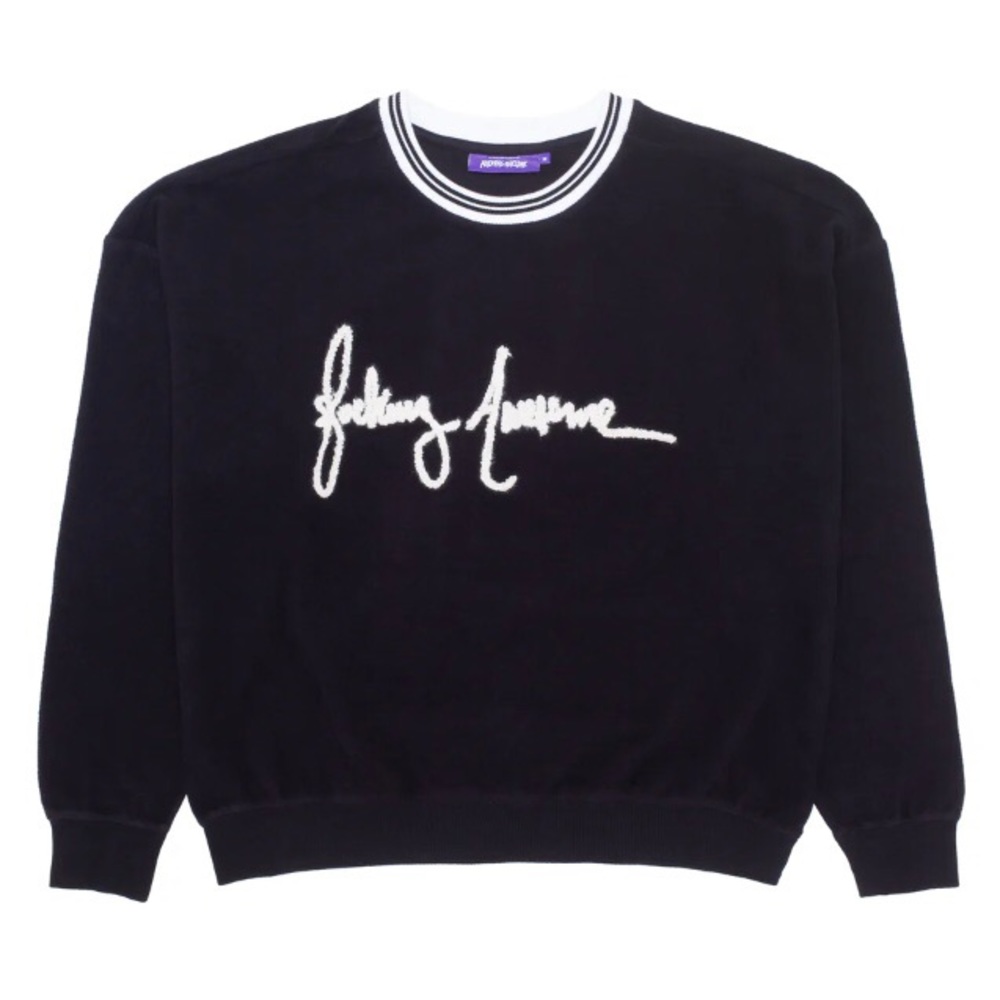 Fucking Awesome (FA) - “Pilled Cursive” Crewneck